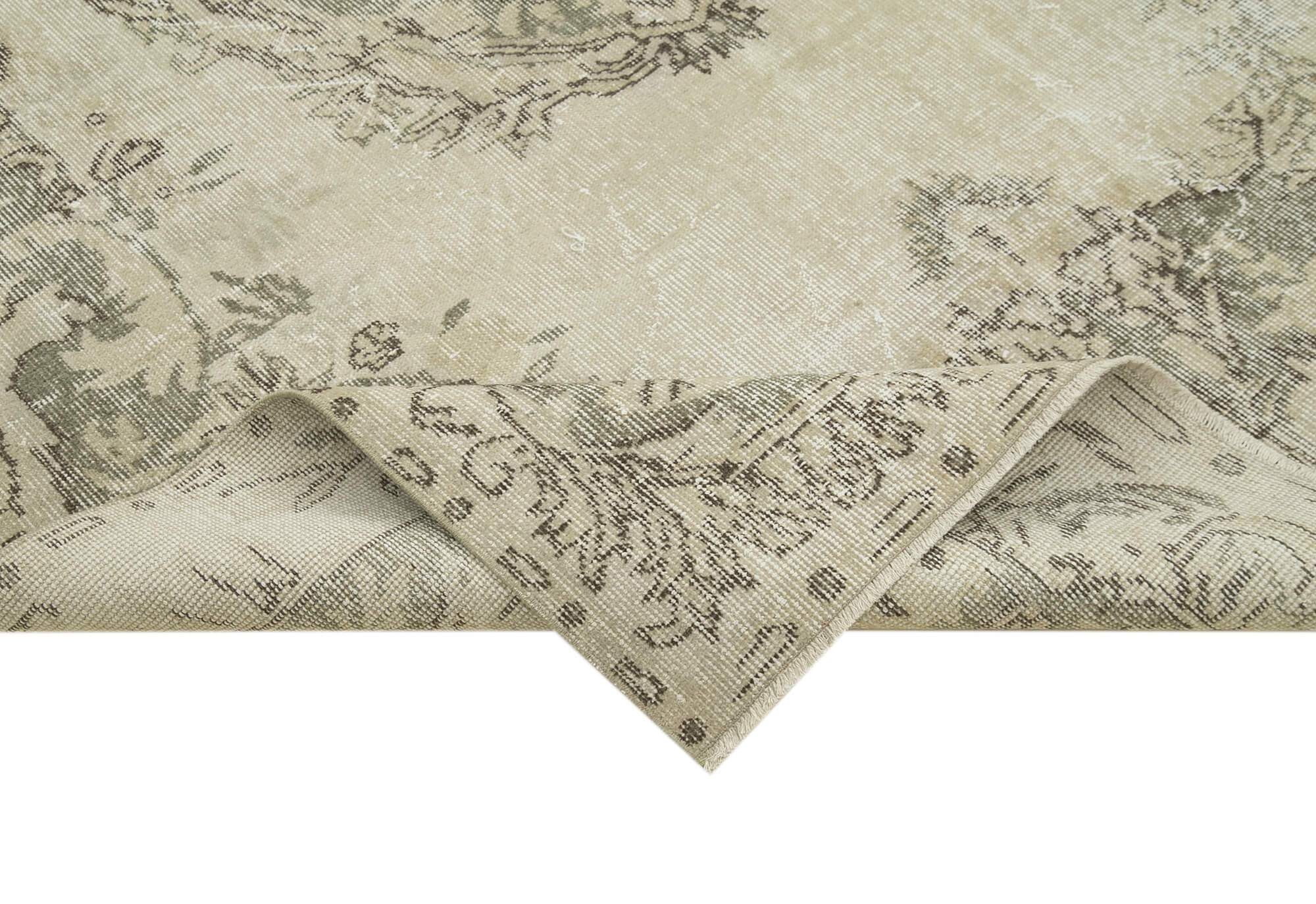 Handmade Wool Area Rug | Turkish Vintage Carpet, Soft Woolen Carpet, Natural Fiber Area Rug