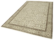 Handmade Wool Area Rug | Traditional Hand Knotted Rug – Beige Area Carpet 5'11" x 9'7"