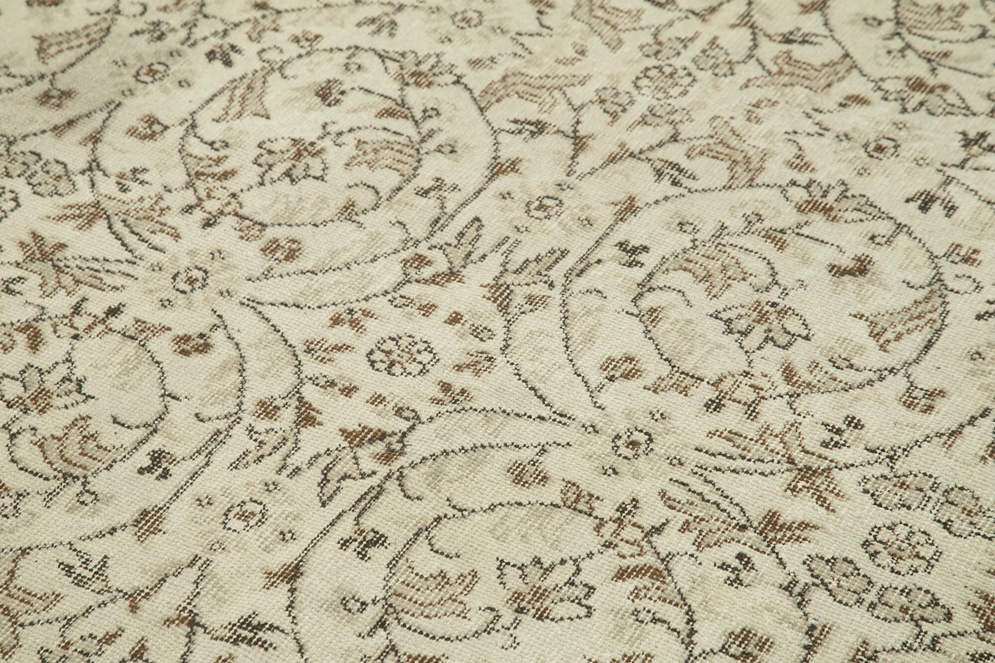 Handmade Wool Area Rug | Traditional Hand Knotted Rug – Beige Area Carpet 5'11" x 9'7"