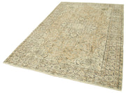 Handmade Wool Area Rug | Durable Cotton Weave & Soft Wool Floor Covering – Turkish Vintage