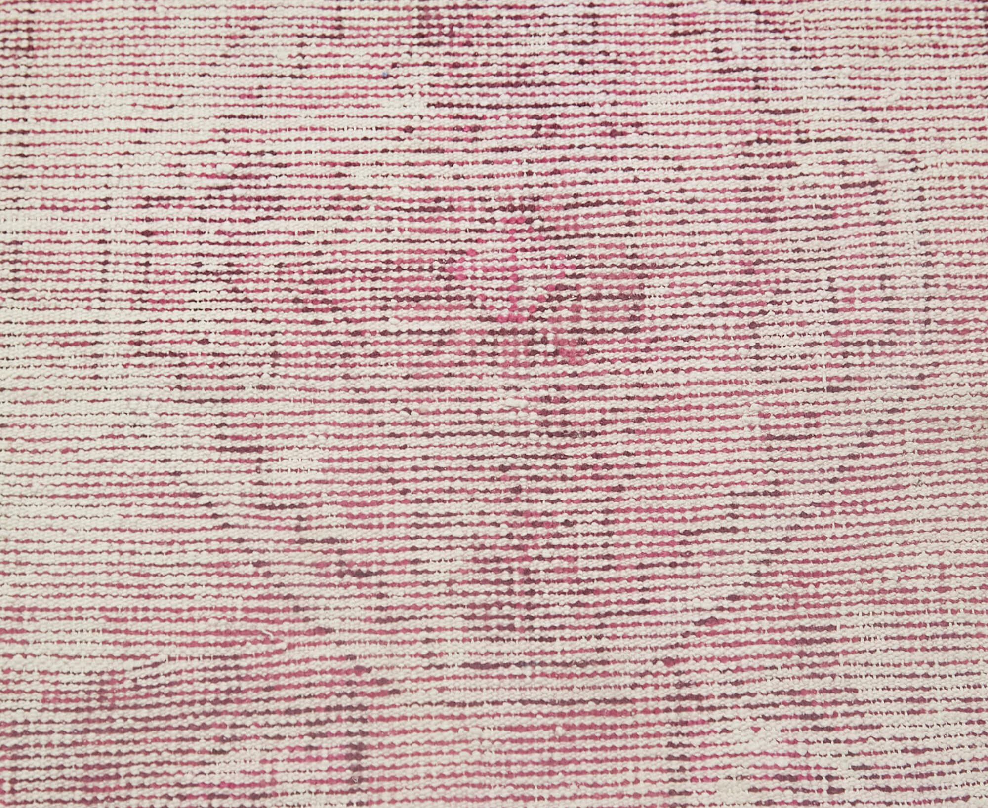 Handmade Vintage Area Rug - Overdyed Wool Rug Pink 1'7" x 2'7" Cotton Wool Blend