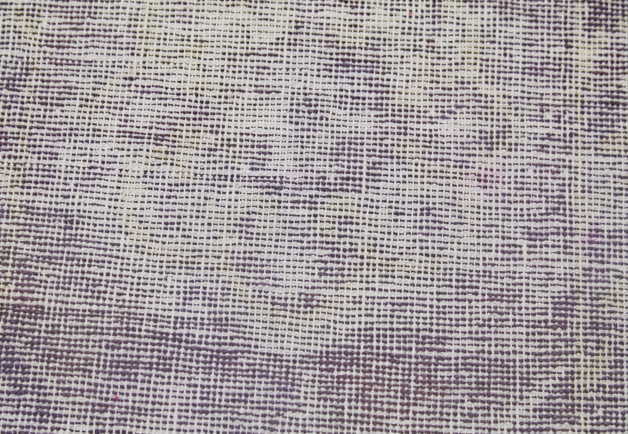 Vintage Handmade Area Rug – Overdyed Purple Wool Cotton Carpet | Bohemian Floor Covering