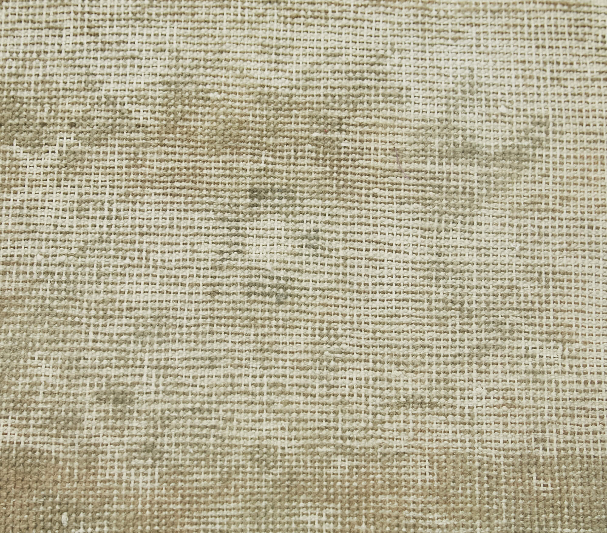 Handmade Vintage Area Rug – Overdyed Turkish Hand Knotted Cotton Wool Carpet 1'3''x2'10''