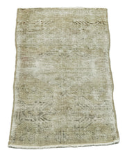 Vintage Handmade Area Rug – Overdyed Cotton Wool Carpet | Turkish Hand Knotted