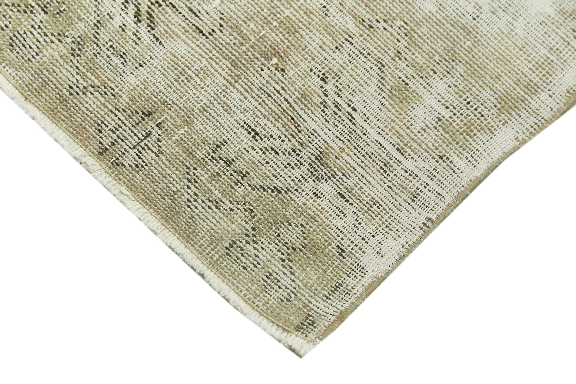 Vintage Handmade Area Rug – Overdyed Cotton Wool Carpet | Turkish Hand Knotted