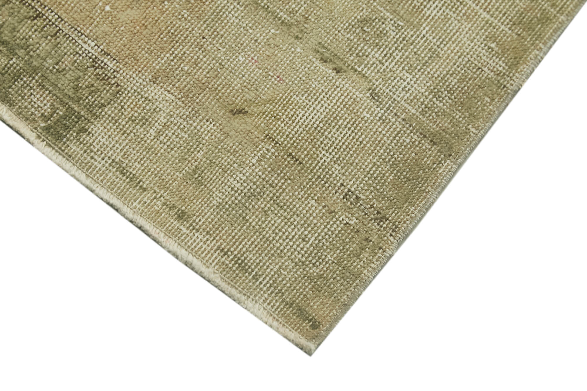 Handmade Area Rug – Overdyed Vintage Cotton Wool Turkish Hand Knotted Carpet 1'8'' x 3'2''