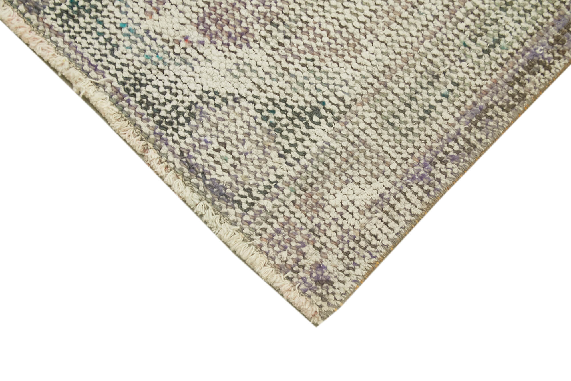 Handmade Vintage Area Rug - Overdyed Wool Rug, Purple Cotton Wool Carpet 1'9''x3'3''