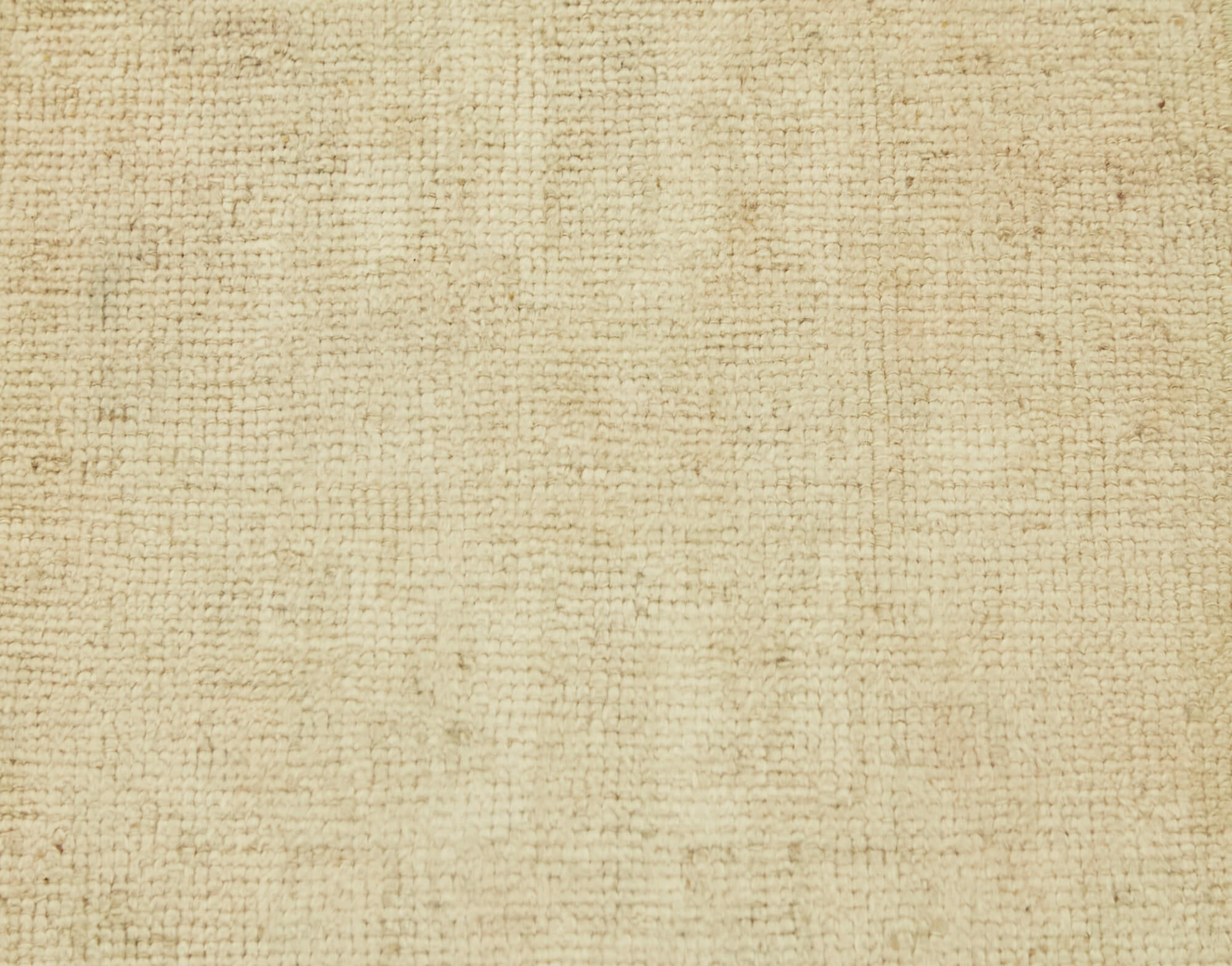 Vintage Handmade Area Rug – Overdyed Beige Cotton Wool Rug 1'5'' x 3'1''