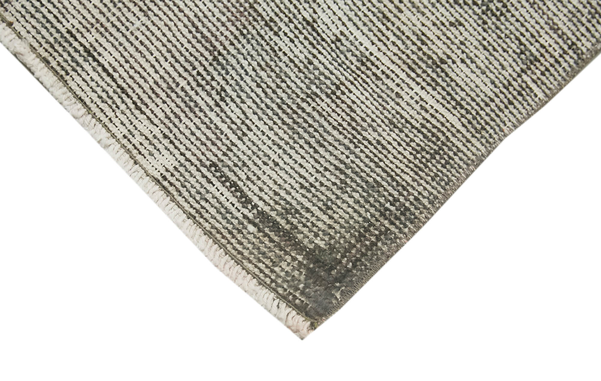 Handmade Vintage Area Rug – Overdyed Beige Wool Cotton Blend Turkish Carpet 1'6''x2'11''