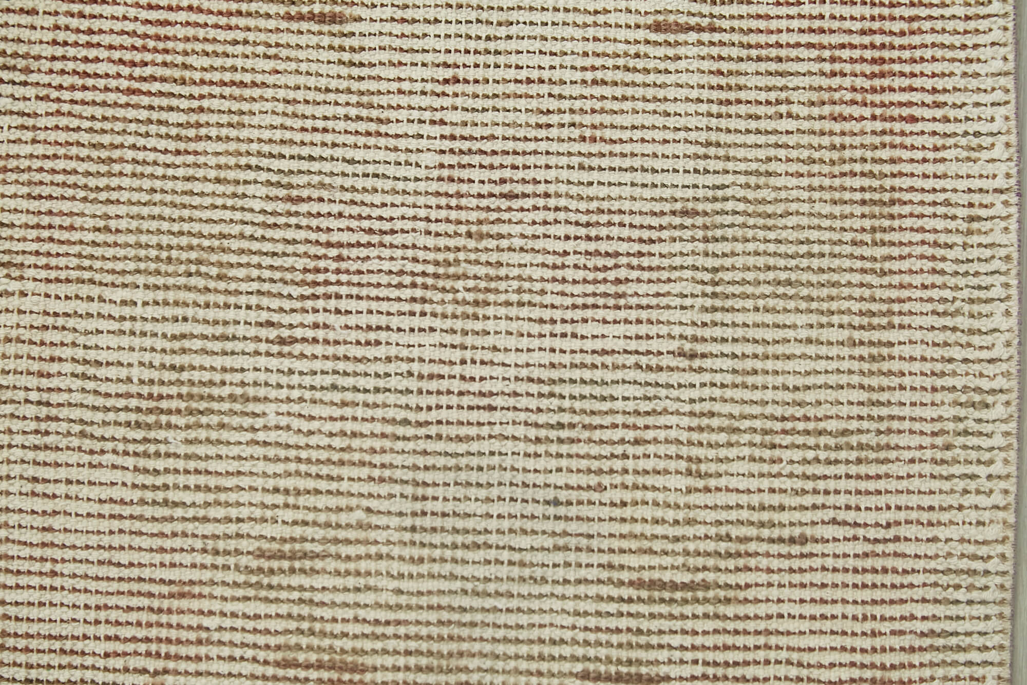 Handmade Vintage Area Rug – Overdyed Cotton Wool Rug | Vintage Beige Carpet 1'5''x2'6''