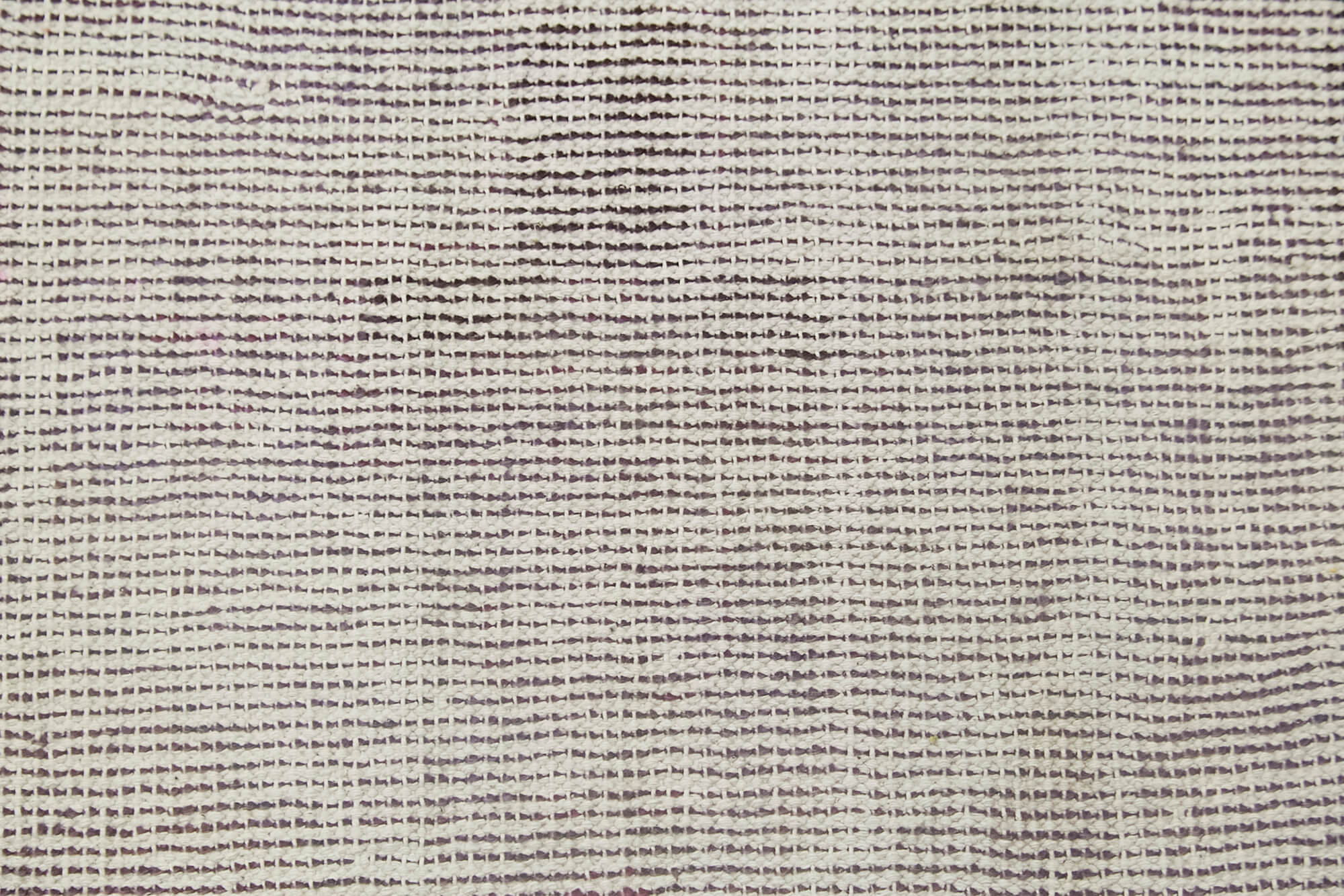 Vintage Handmade Area Rug – Overdyed Purple Cotton Wool Small Rug 1'8''x2'7''
