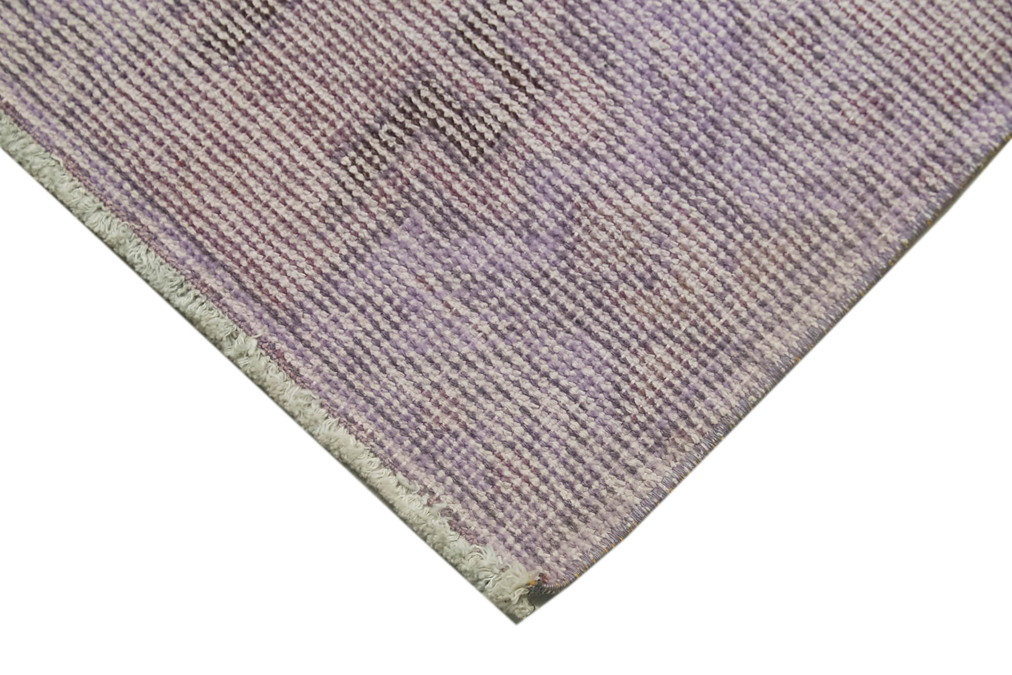 Vintage Area Rug – Handmade Wool Rug | Overdyed Purple Turkish Carpet 1'7''x3'3''