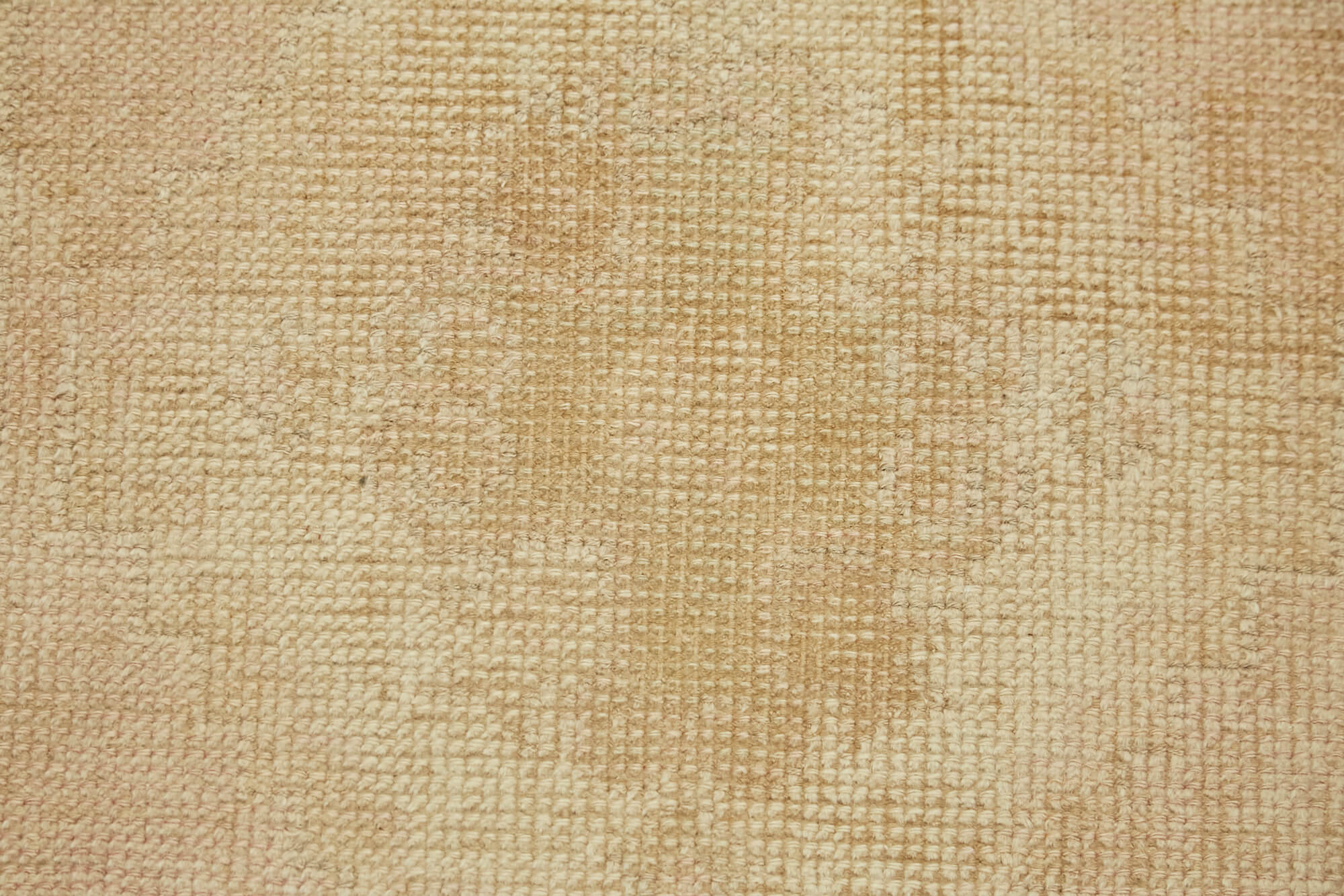 Vintage Handmade Area Rug – Overdyed Beige Cotton Wool, Hand Woven Turkish Carpet 1'8''x3'1''