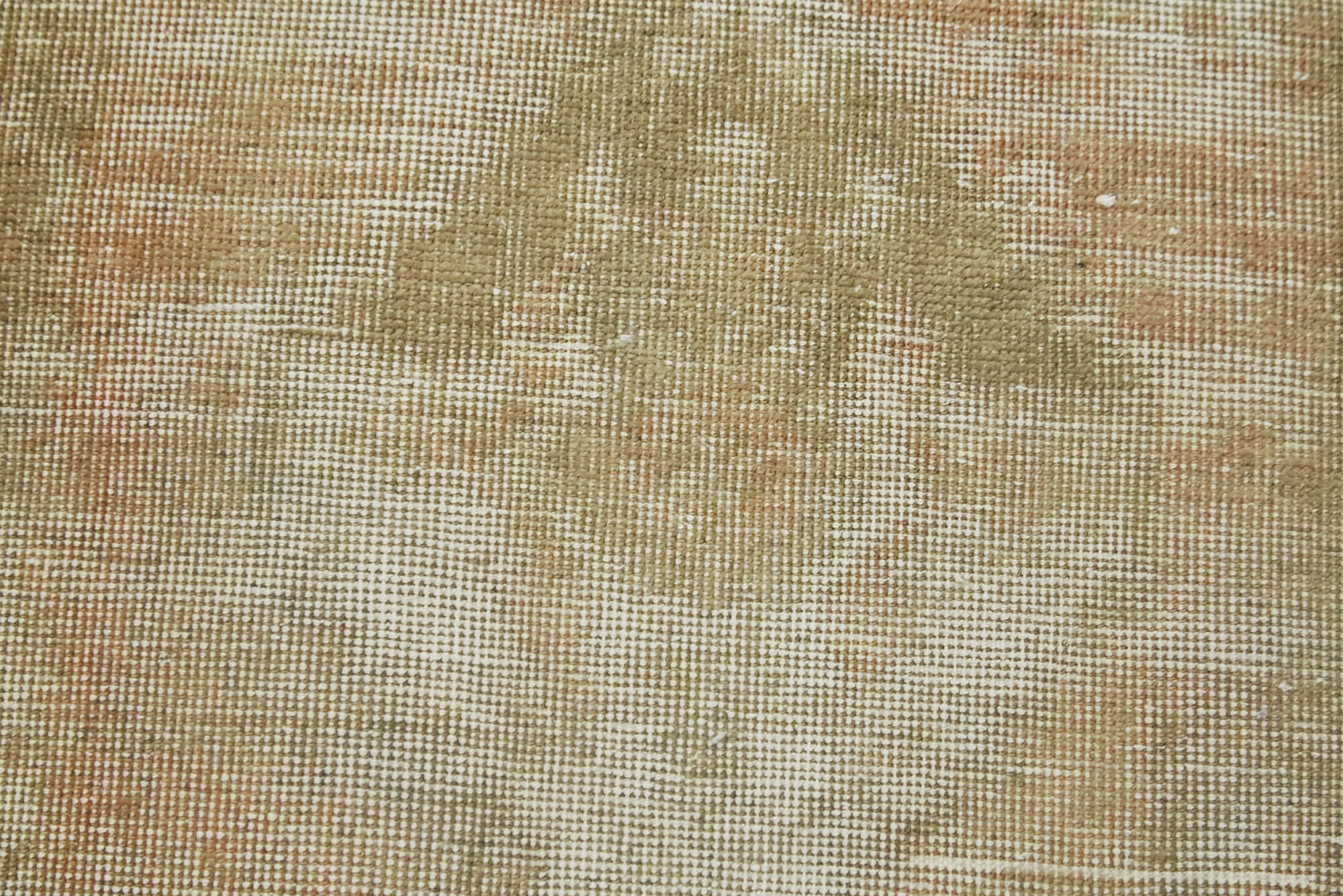 Handmade Area Rug – Overdyed Vintage Wool Cotton Carpet 1'8'' x 3'2'' Beige