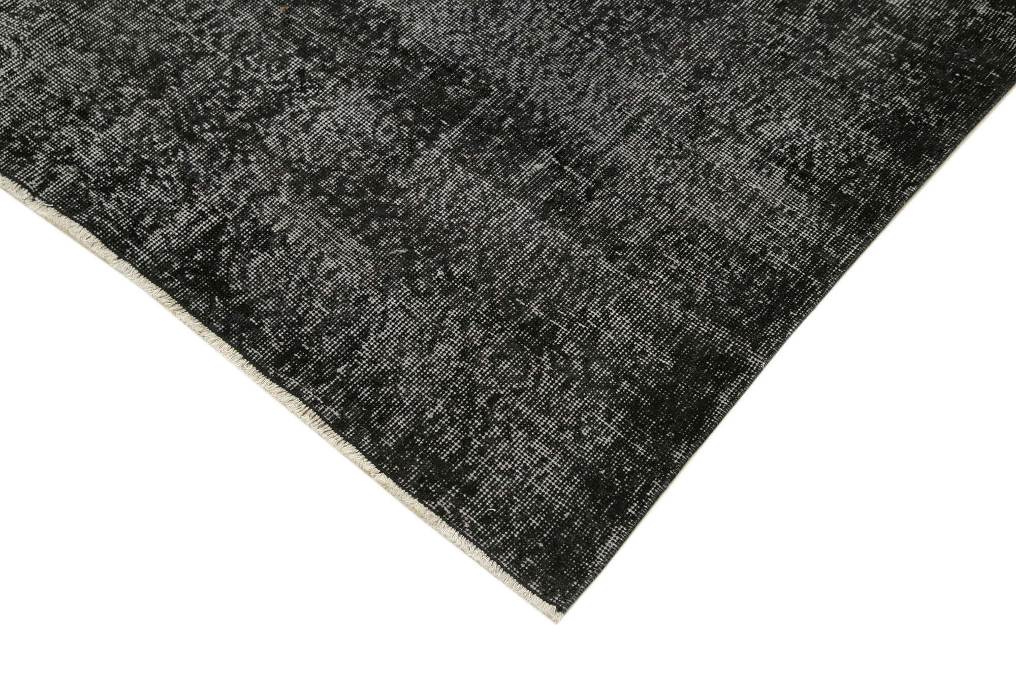 Vintage Wool Area Rug – Hand Woven Wool Carpet | Overdyed Vintage Carpet 6'4''x9'8''