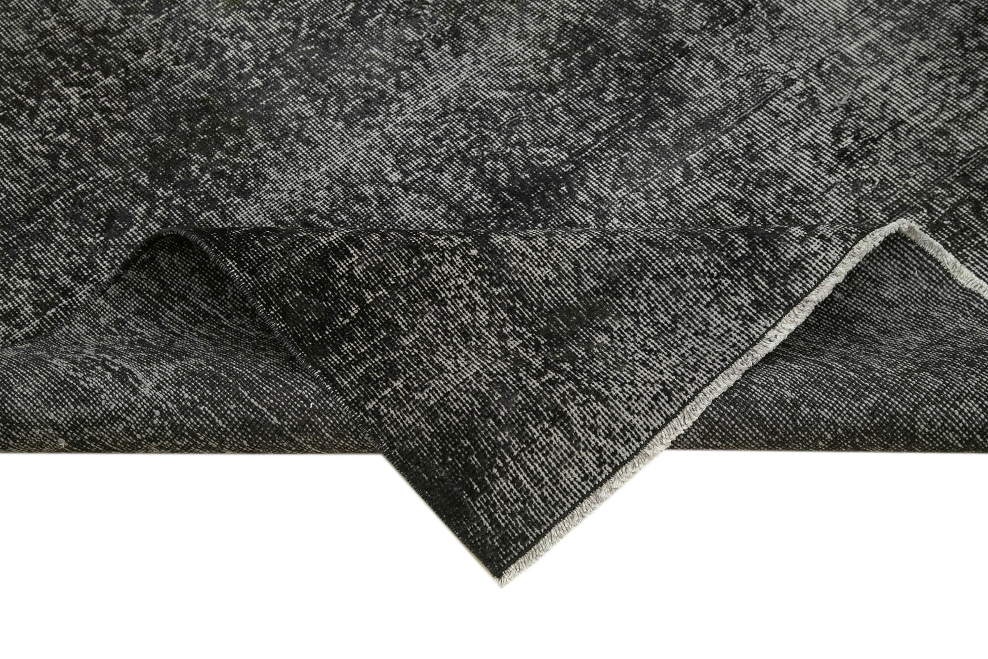 Vintage Wool Area Rug – Hand Woven Wool Carpet | Overdyed Vintage Carpet 6'4''x9'8''