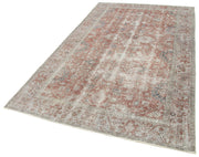 Vintage Handmade Area Rug – Overdyed Red Turkish Carpet 4'11'' x 8'8''