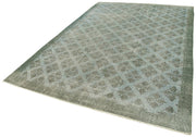 Handmade Vintage Area Rug | Turkish Area Rug with Soft Cotton Weave & Durable Floor Covering
