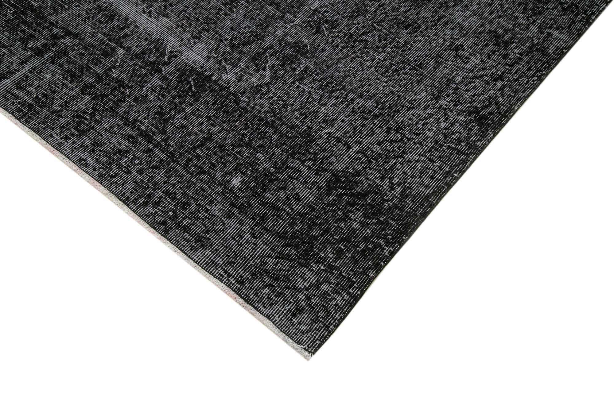 Handmade Vintage Area Rug | Unique Vintage Design Overdyed Wool & Cotton Rug