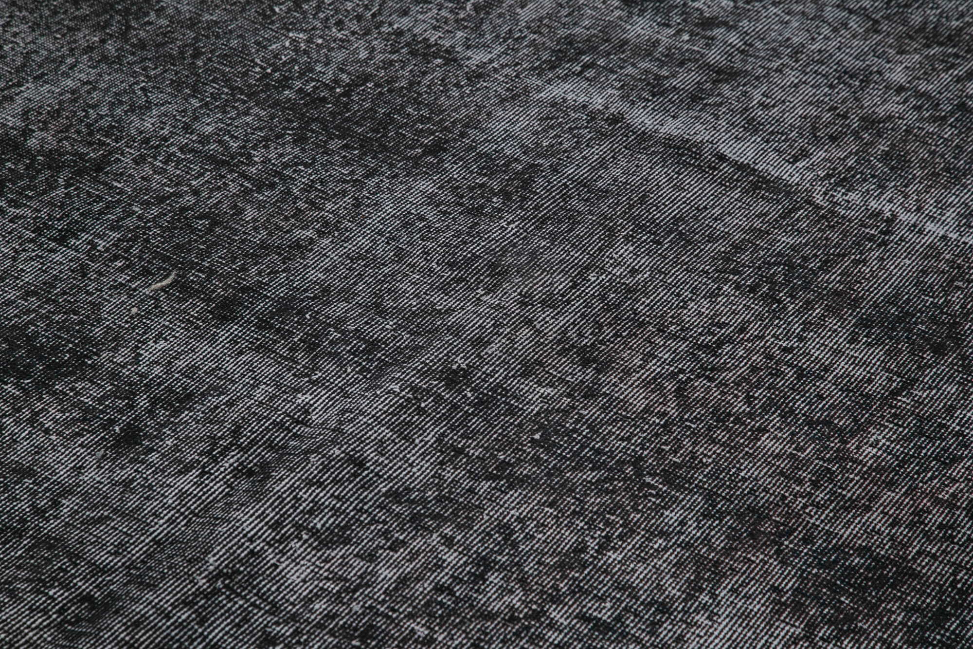 Handmade Vintage Area Rug | Unique Vintage Design Overdyed Wool & Cotton Rug