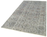Handmade Vintage Area Rug – Handwoven Turkish Area Rug with Blue Wool Carpet & Soft Wool Texture