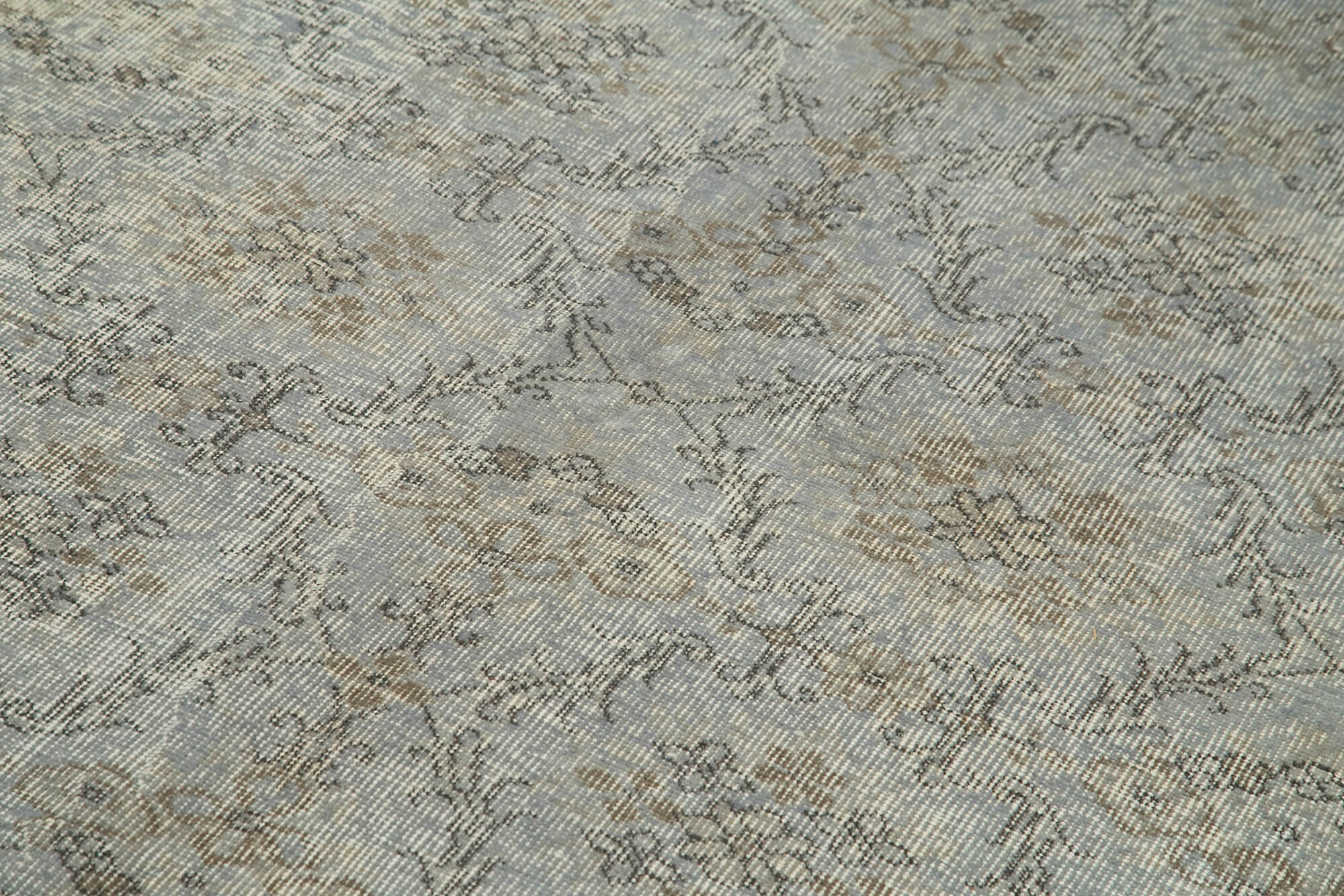Handmade Vintage Area Rug – Overdyed Wool Rug 5'0'' x 8'8'' | Cotton Wool Carpet