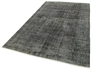 Handmade Vintage Area Rug – Overdyed Wool Rug | Cotton Wool Carpet 5'5''x9'1''