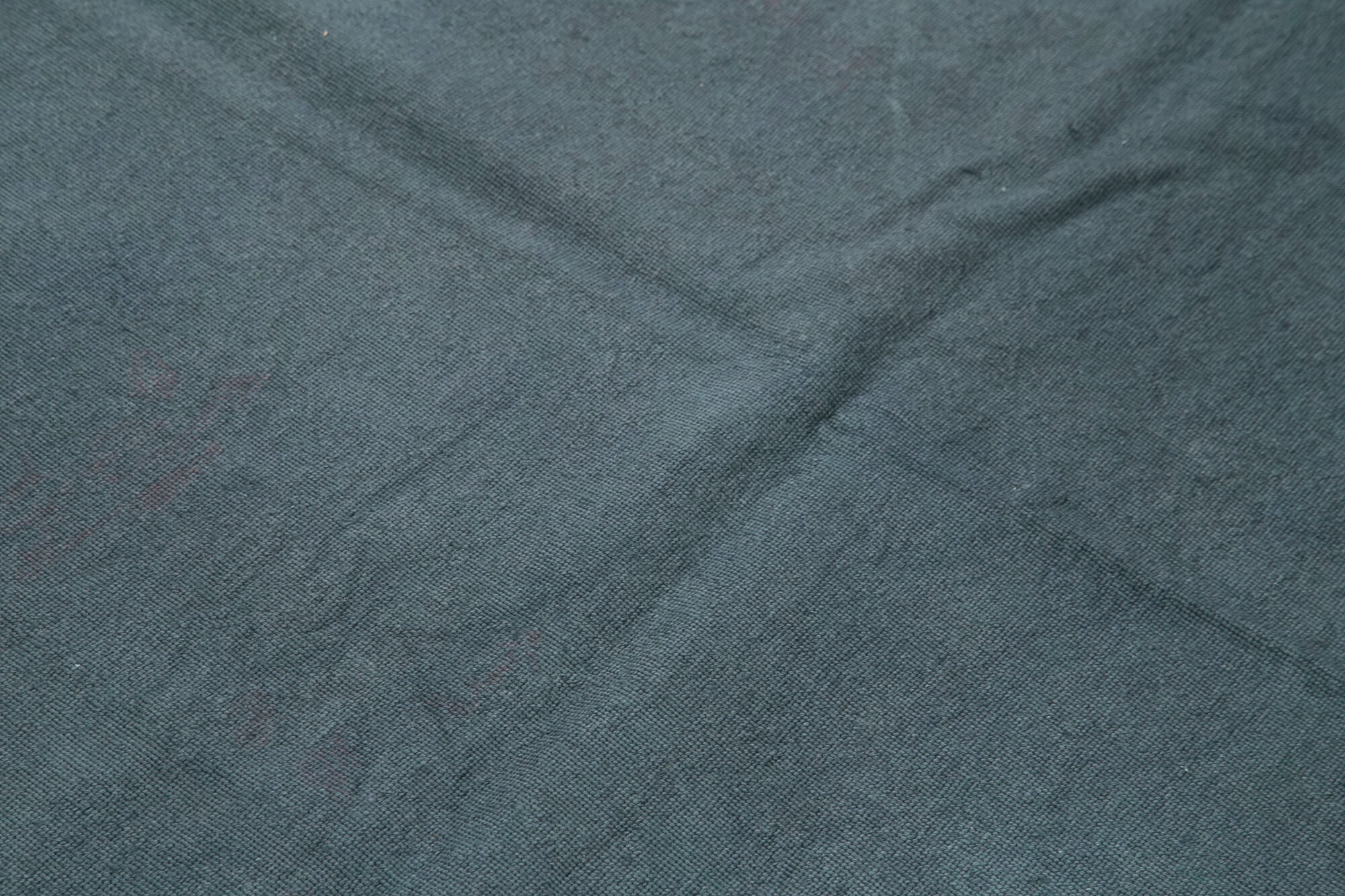Handmade Area Rug – Vintage Wool Carpet With Grey Floral Design | Hand Woven Turkish Cotton