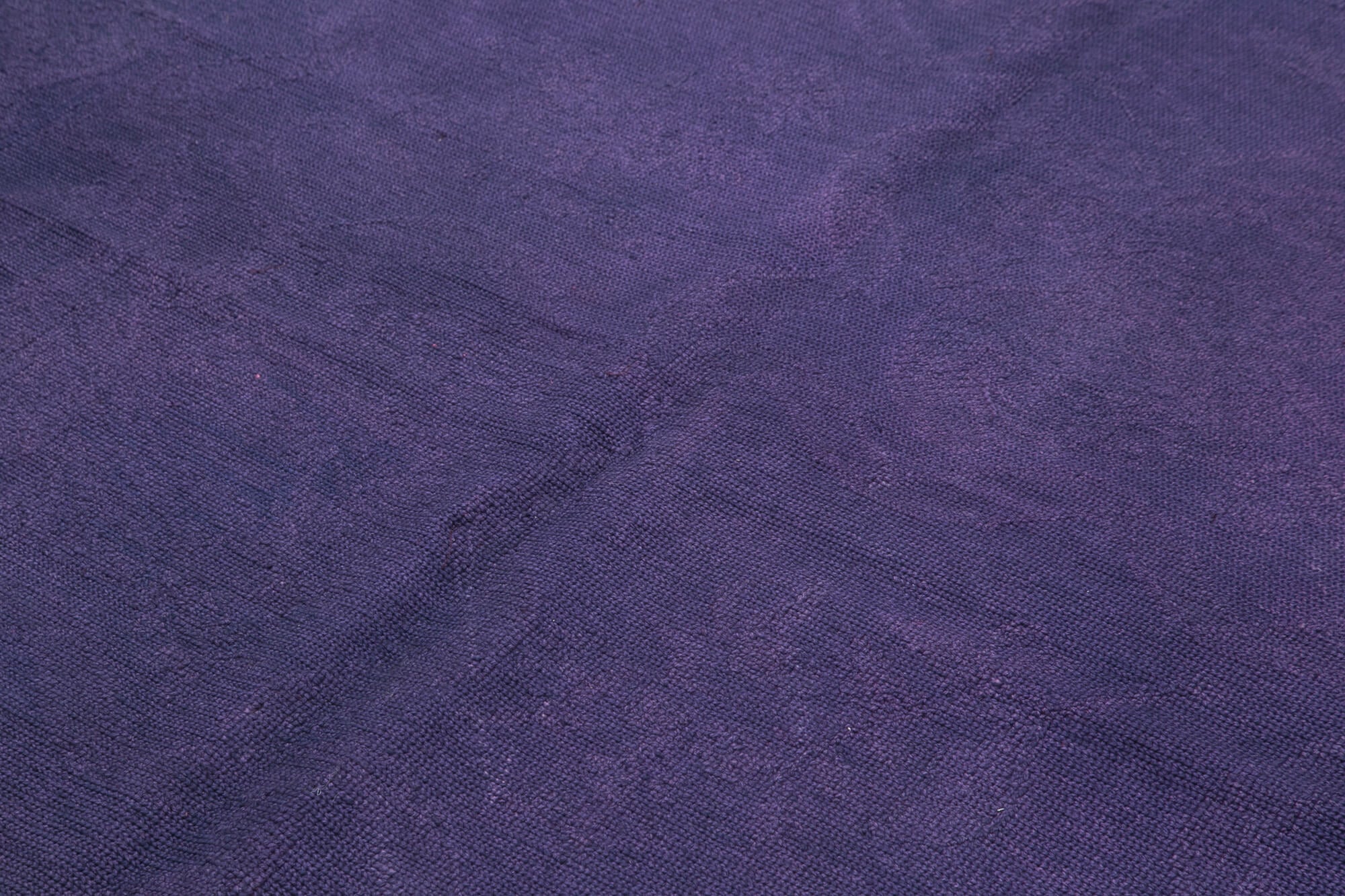 Handmade Wool Area Rug - Purple Floral Pattern Rug | Durable Cotton Wool Blend