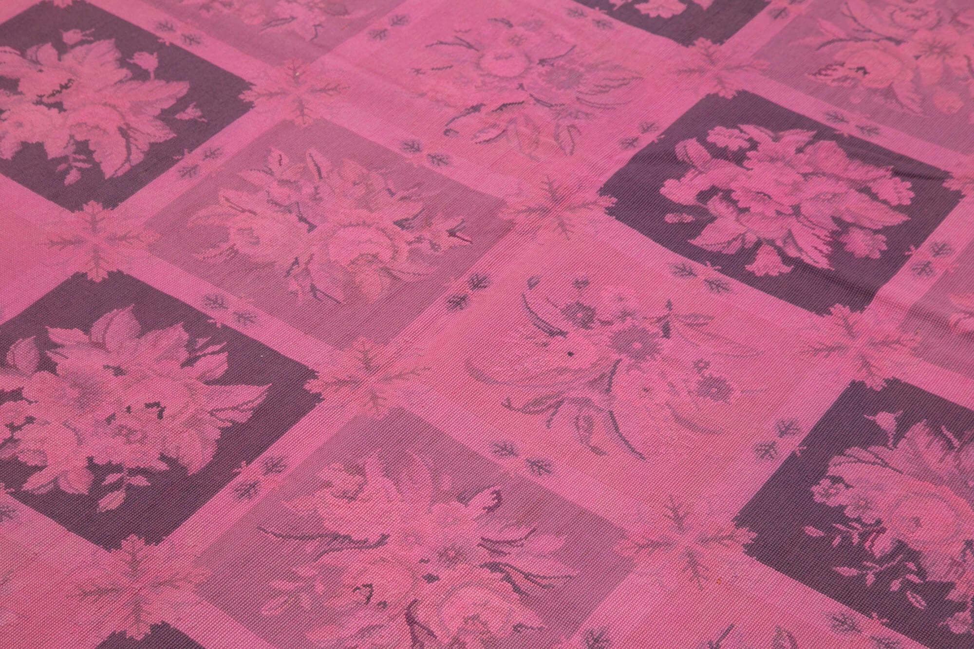 Handmade Floral Area Rug – Vintage Turkish Carpet 5'1"x7'11" Cotton Wool