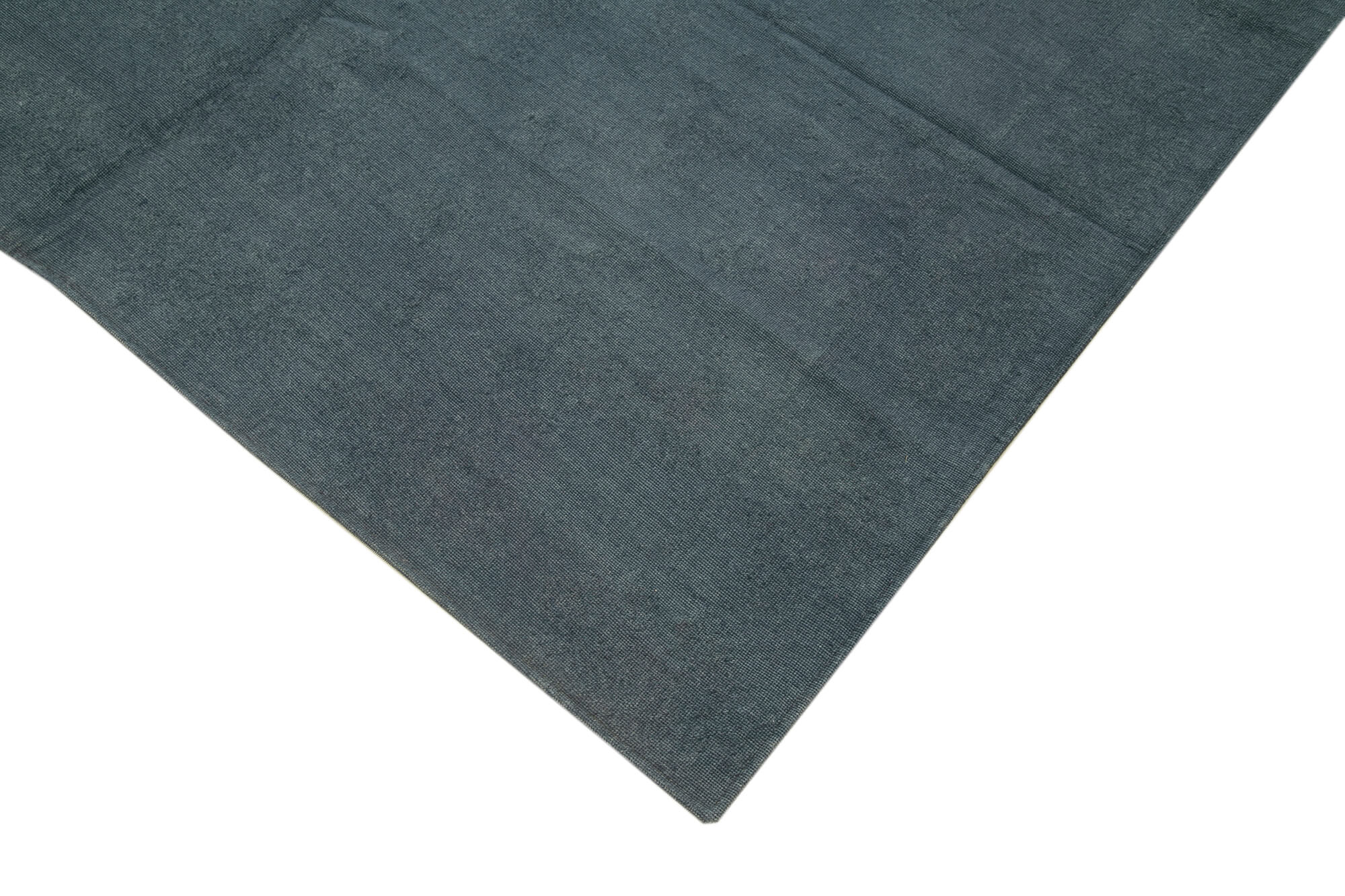 Handmade Wool Area Rug – Vintage Hand Knotted Rug With Grey Floral Pattern