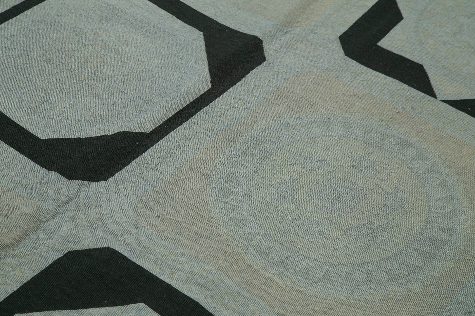 Handmade Wool Area Rug – Vintage Floral Rug | Turkish Hand Knotted Grey Carpet 5'5''x7'8''