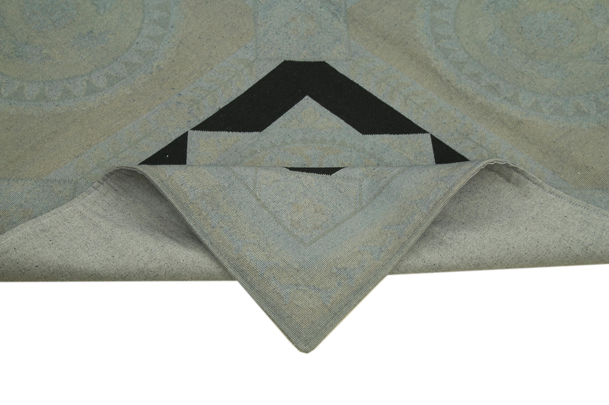 Handmade Wool Area Rug – Vintage Floral Rug | Turkish Hand Knotted Grey Carpet 5'5''x7'8''