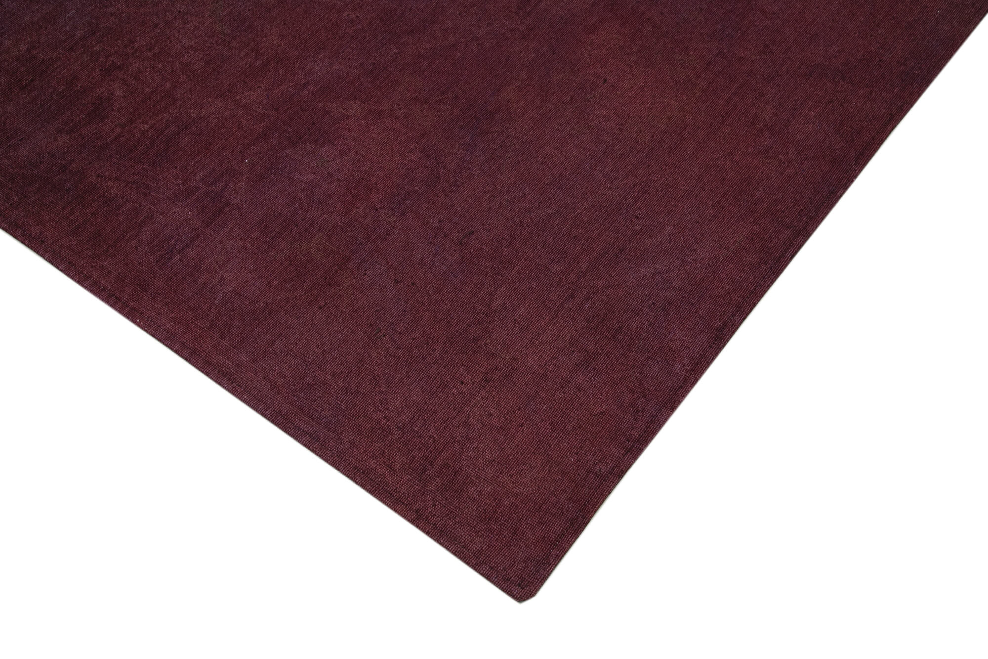 Handmade Wool Area Rug – Vintage Floral Carpet Brown Cotton Rug 5'6''x8'5''