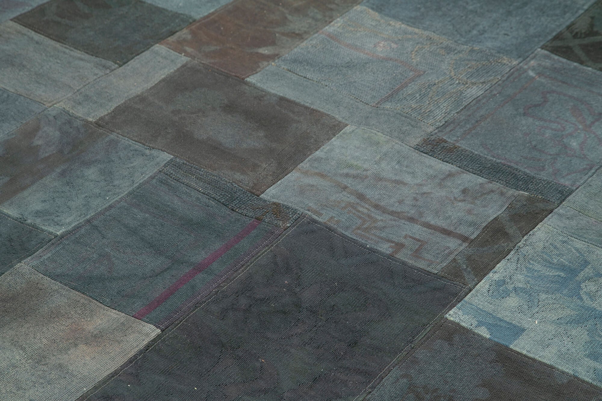 Handmade Wool Area Rug – Grey Floral Cotton Wool Carpet, Turkish Hand Knotted, Durable Woven