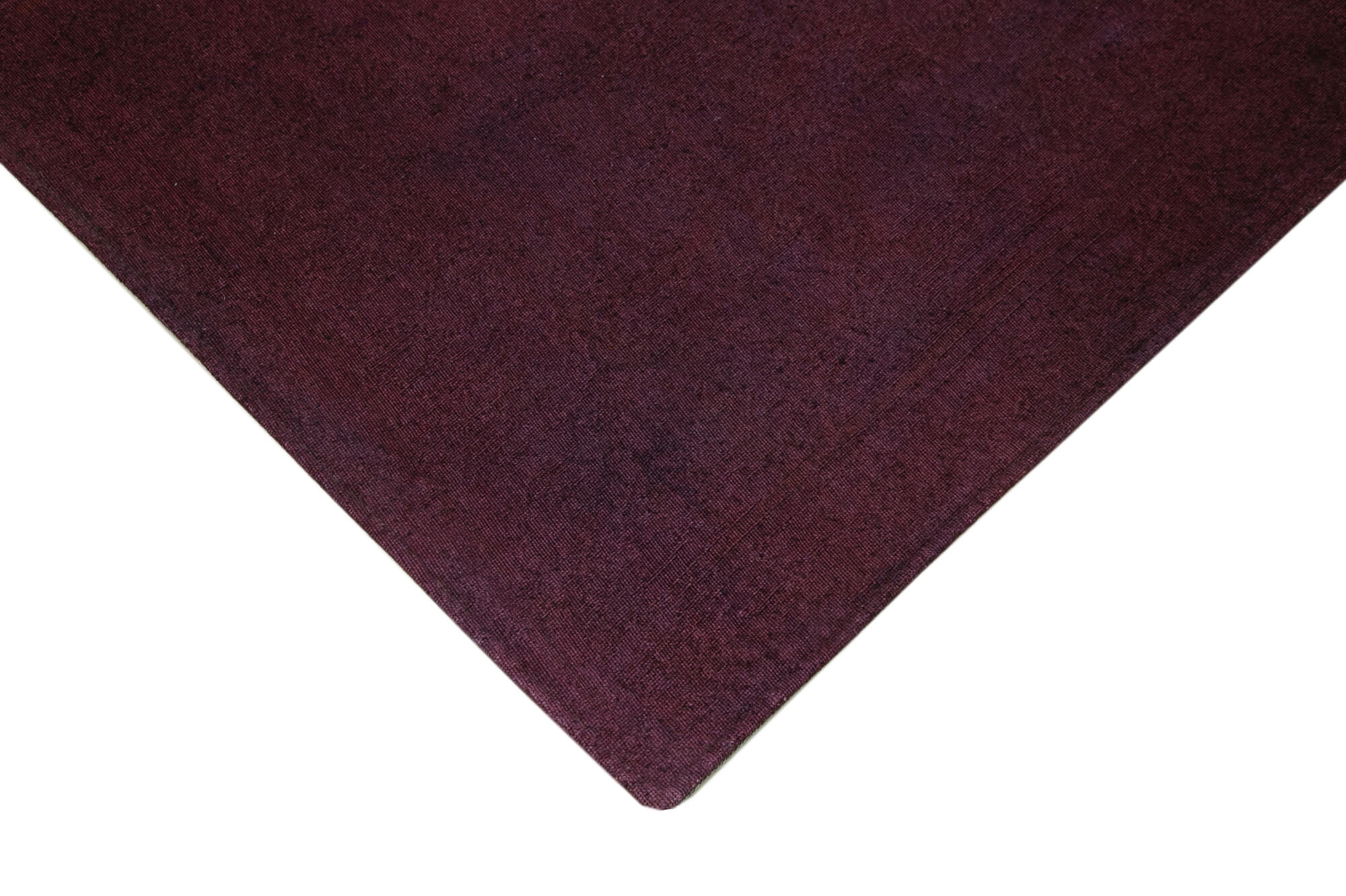 Handmade Wool Area Rug – Vintage Brown Floral Carpet With Soft Wool Texture 7'4''x8'9''