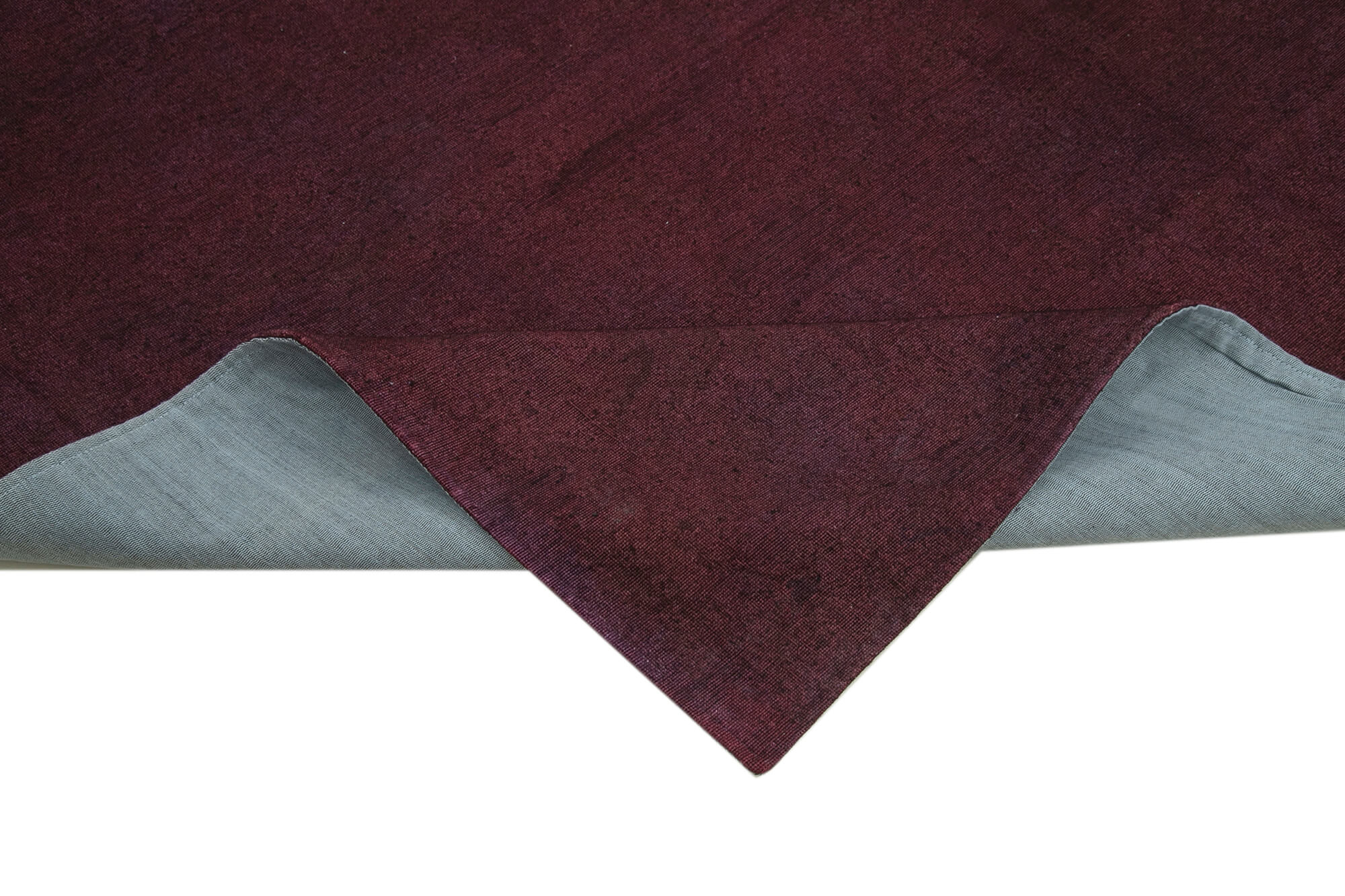 Handmade Wool Area Rug – Vintage Brown Floral Carpet With Soft Wool Texture 7'4''x8'9''