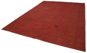 Handmade Wool Area Rug – Red Floral Pattern Rug | Turkish Hand Knotted Cotton Wool