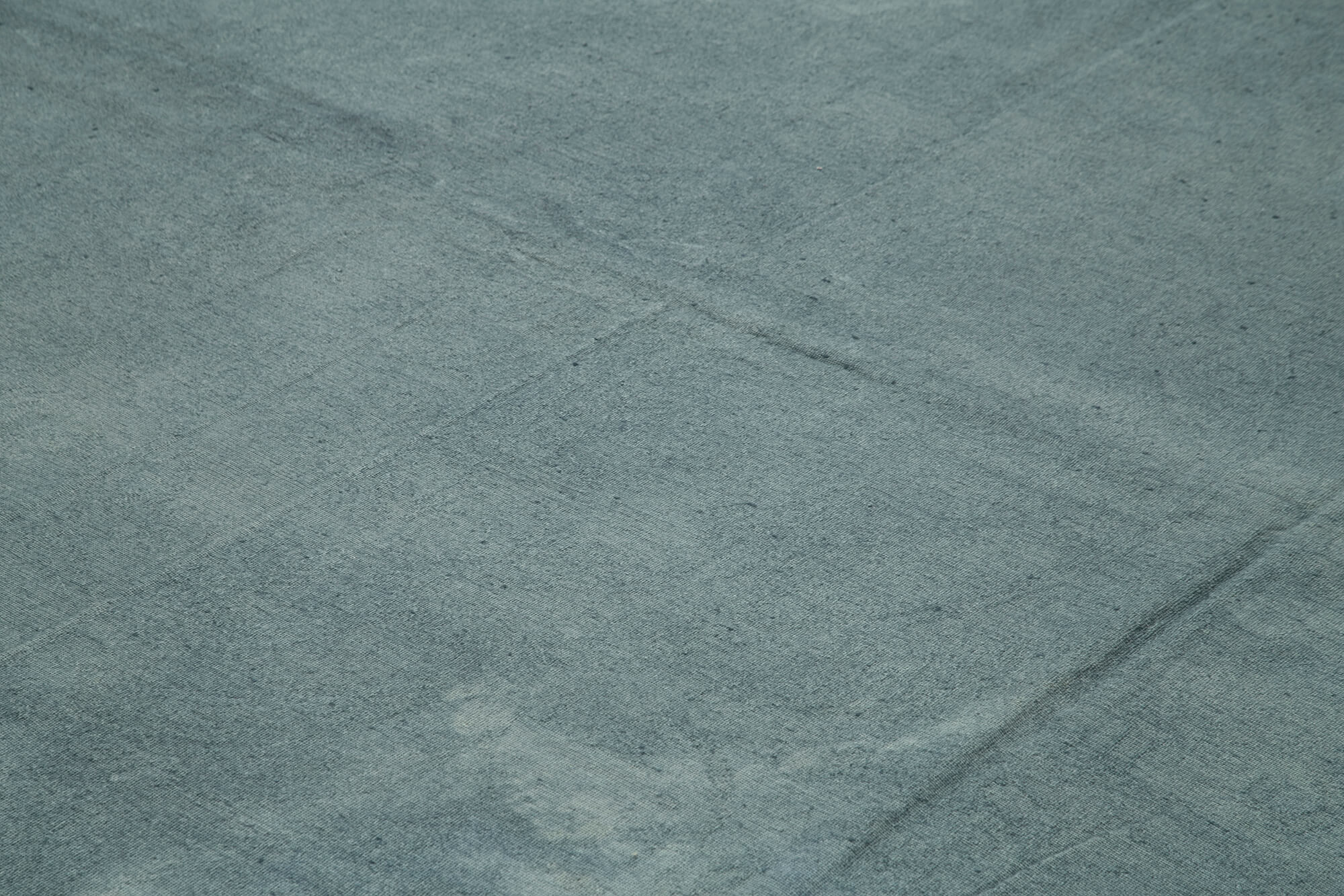 Handmade Wool Area Rug – Grey Floral Carpet, Hand Woven Cotton Wool Rug 9'7''x12'6''