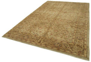 Handmade Wool Area Rug – Classic Cotton Rug 7x10 Feet | Neutral Beige Carpet