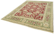 Handmade Wool Area Rug | Tebriz Beige Vintage Turkish Carpet 8'10'' x 11'6''