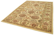 Handmade Wool Area Rug – Classic Beige Carpet 7x10 | Turkish Hand Knotted Rug