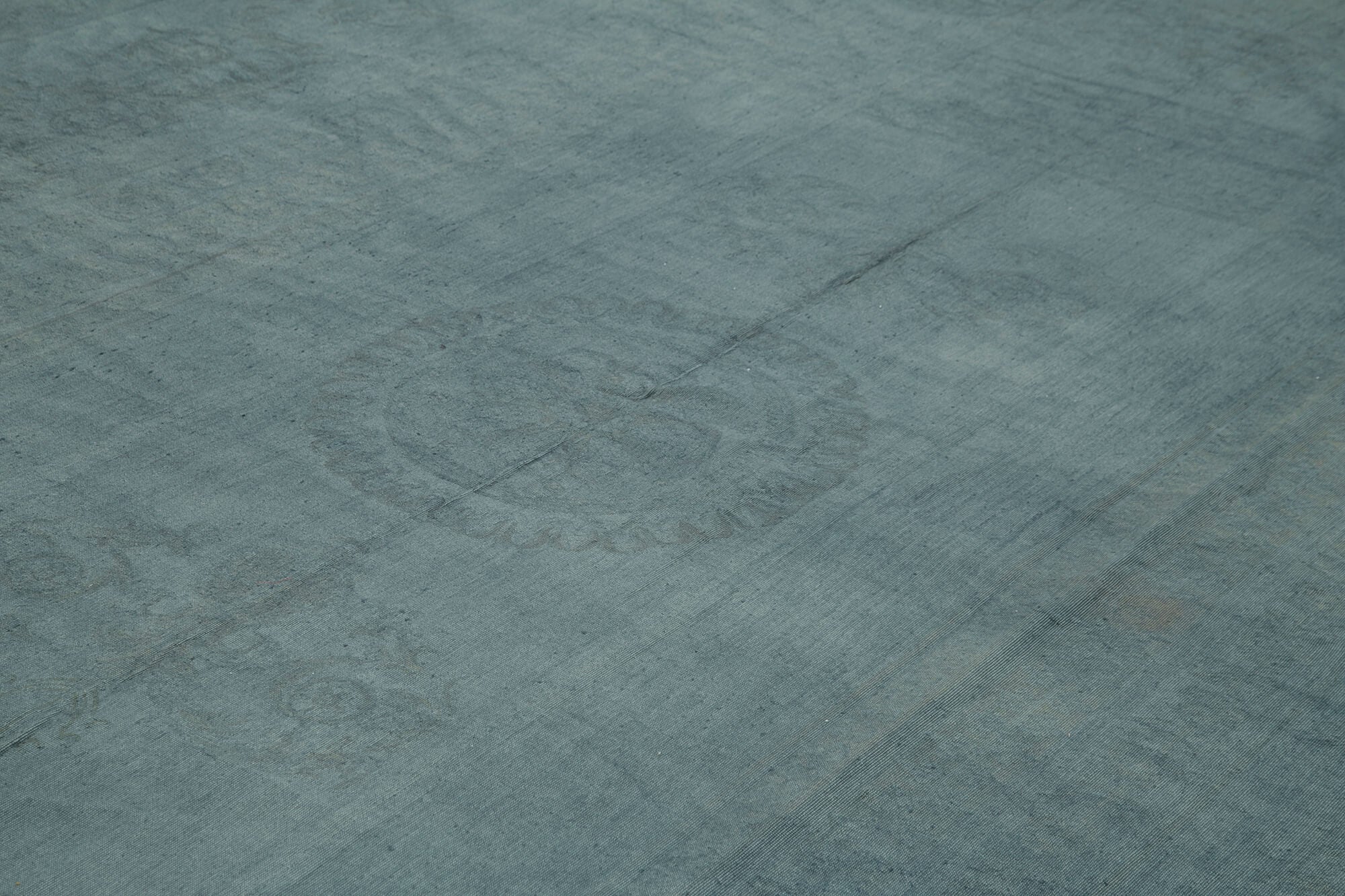 Handmade Wool Area Rug – Blue Floral Pattern Rug | Durable Cotton Wool Carpet 10'8"x14'5"