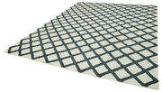 Handmade Wool Cotton Rug | Turkish Hand Knotted Beige Geometric Area Rug 9x12