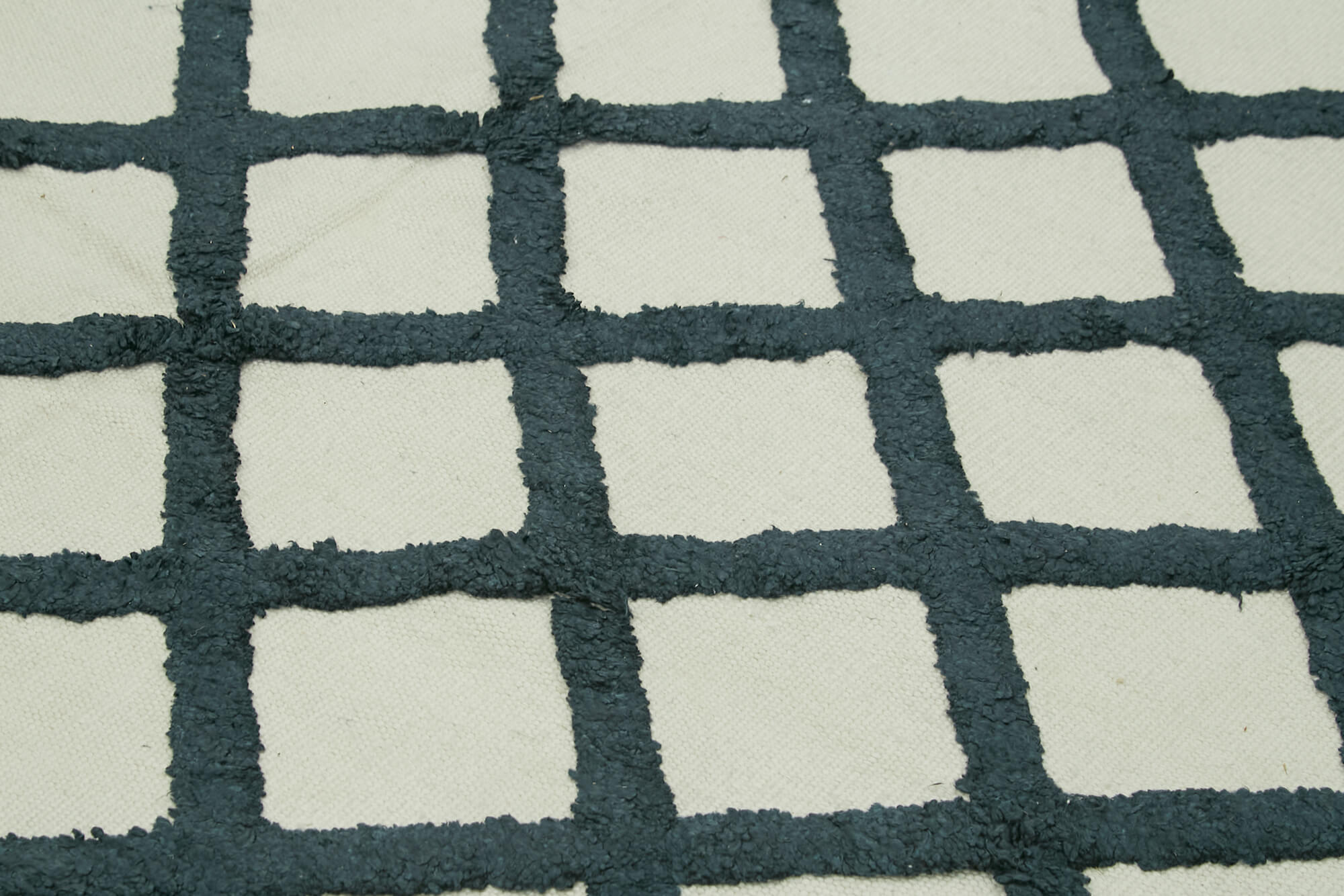 Handmade Wool Cotton Rug – Beige Geometric Area Rug | Vintage Turkish Carpet 8'1''x10'