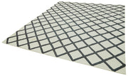 Handmade Wool Cotton Rug | Turkish Hand Knotted Rug | Vintage Handwoven Carpet Beige Geometric