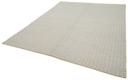 Handmade Wool Cotton Rug – Purple Geometric Area Rug | Soft Durable Carpet