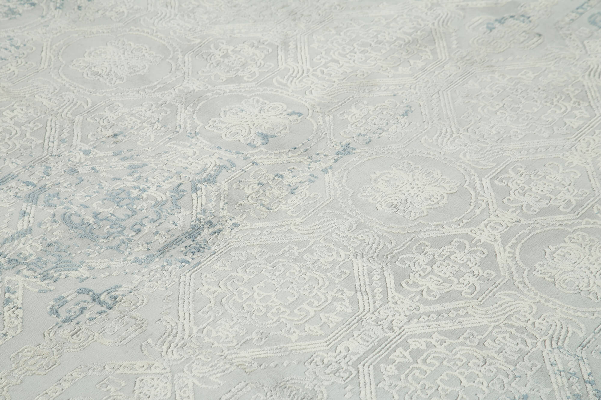 Vintage Handmade Rug – Beige Wool Cotton Area Rug 7'10'' x 10'0'' | Hand Knotted Carpet