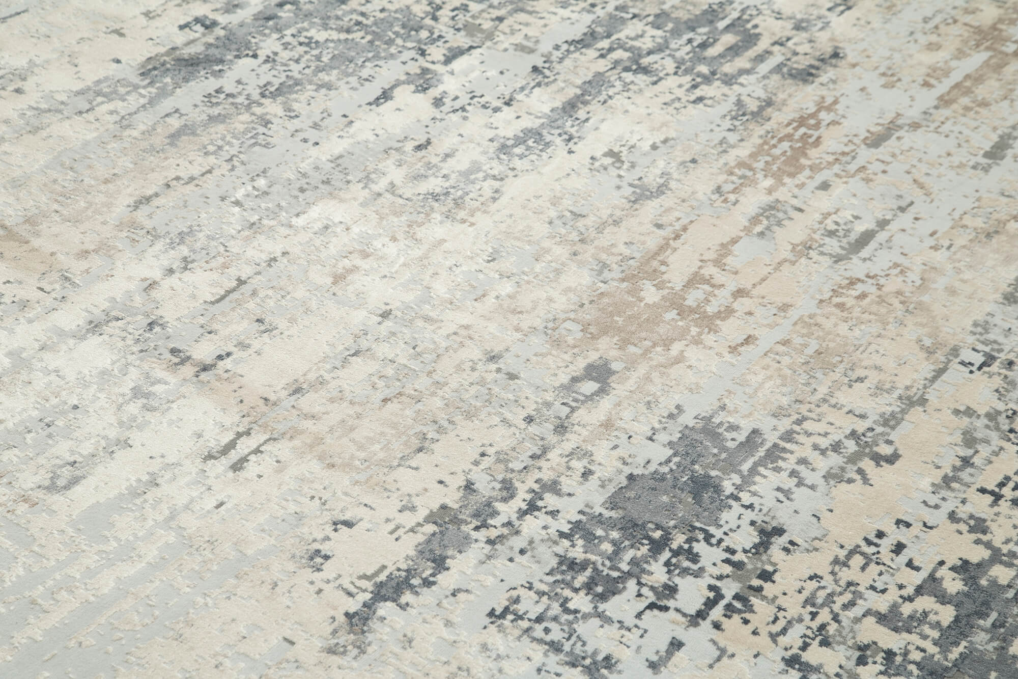 Grey Vintage Rug | Machine Viscose Handmade Area Rug 7'10''x10'0'' – Wool Cotton Material