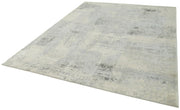 Vintage Handmade Rug - Beige Area Rug 7'10'' x 10'0'' | Hand Woven Wool Cotton Carpet